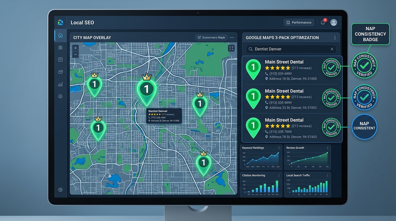 Local SEO Lahore Google 3-Pack and Maps Ranking Architecture